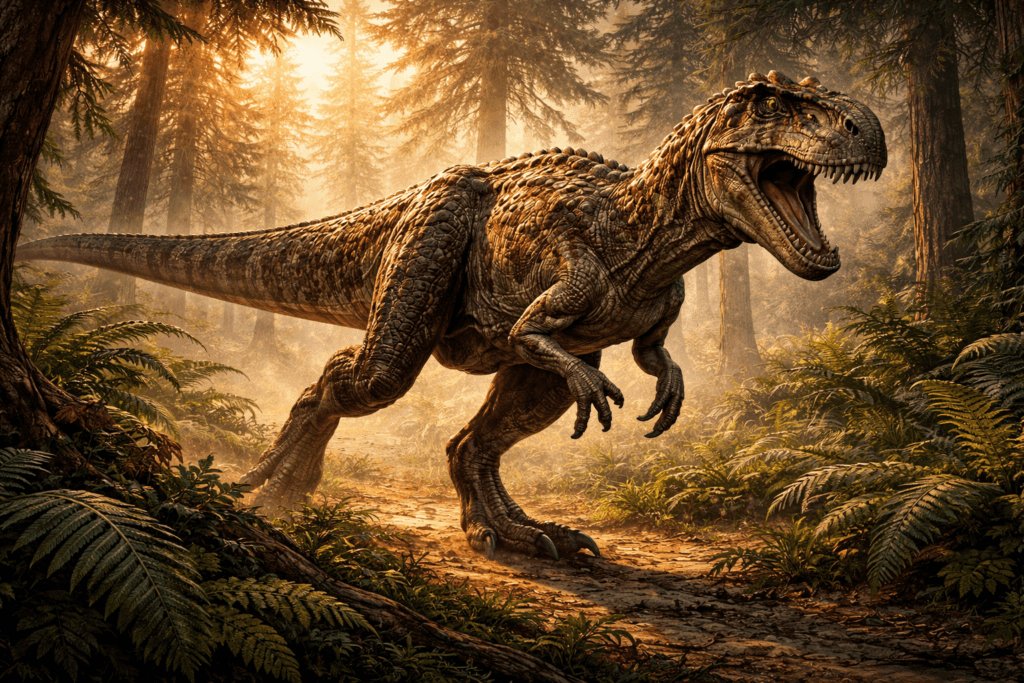 Allosaurus, el gran depredador del período Jurásico